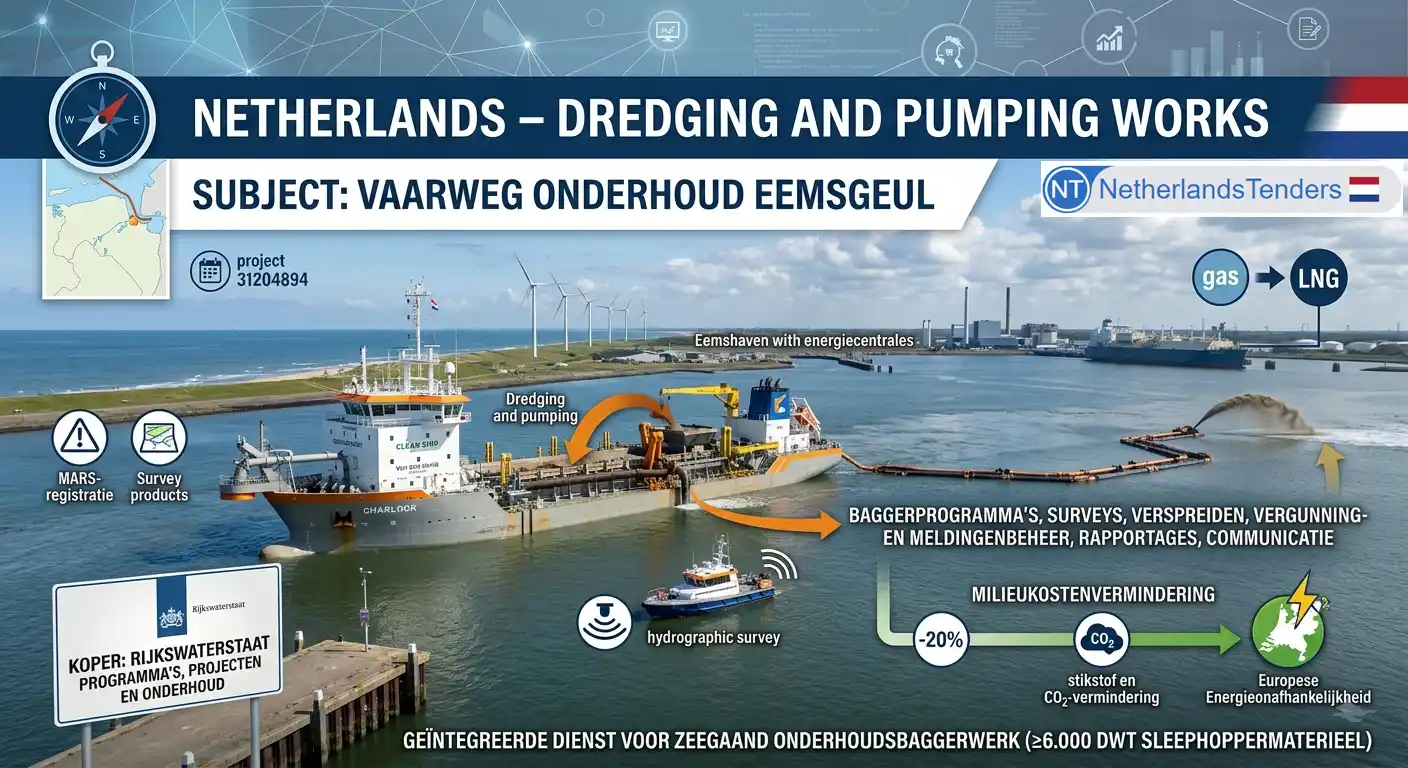 Rijkswaterstaat Names Van der Lee to Keep the Eems Shipping Channel Clear