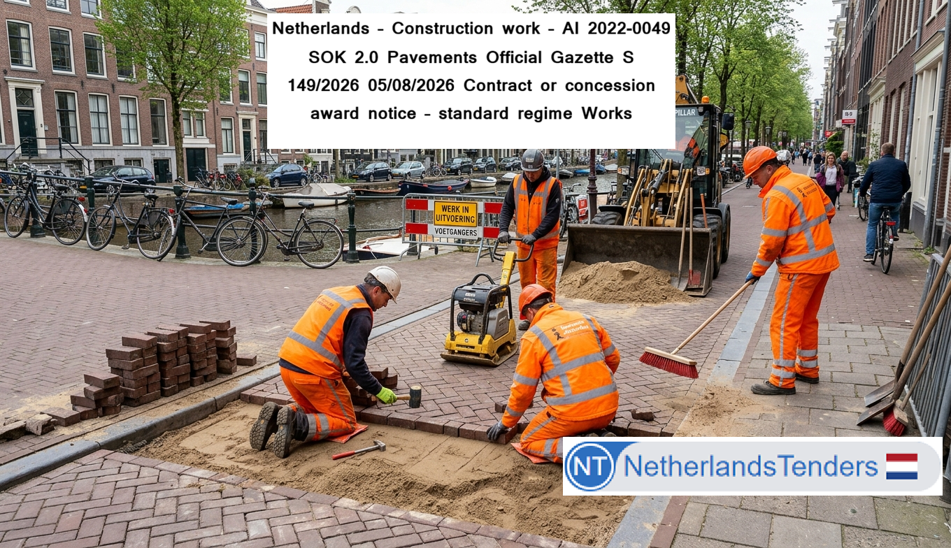 Amsterdam Launches Multi Contractor Road Infrastructure Framework to Support Four Years of Urban Street and Pavement Works