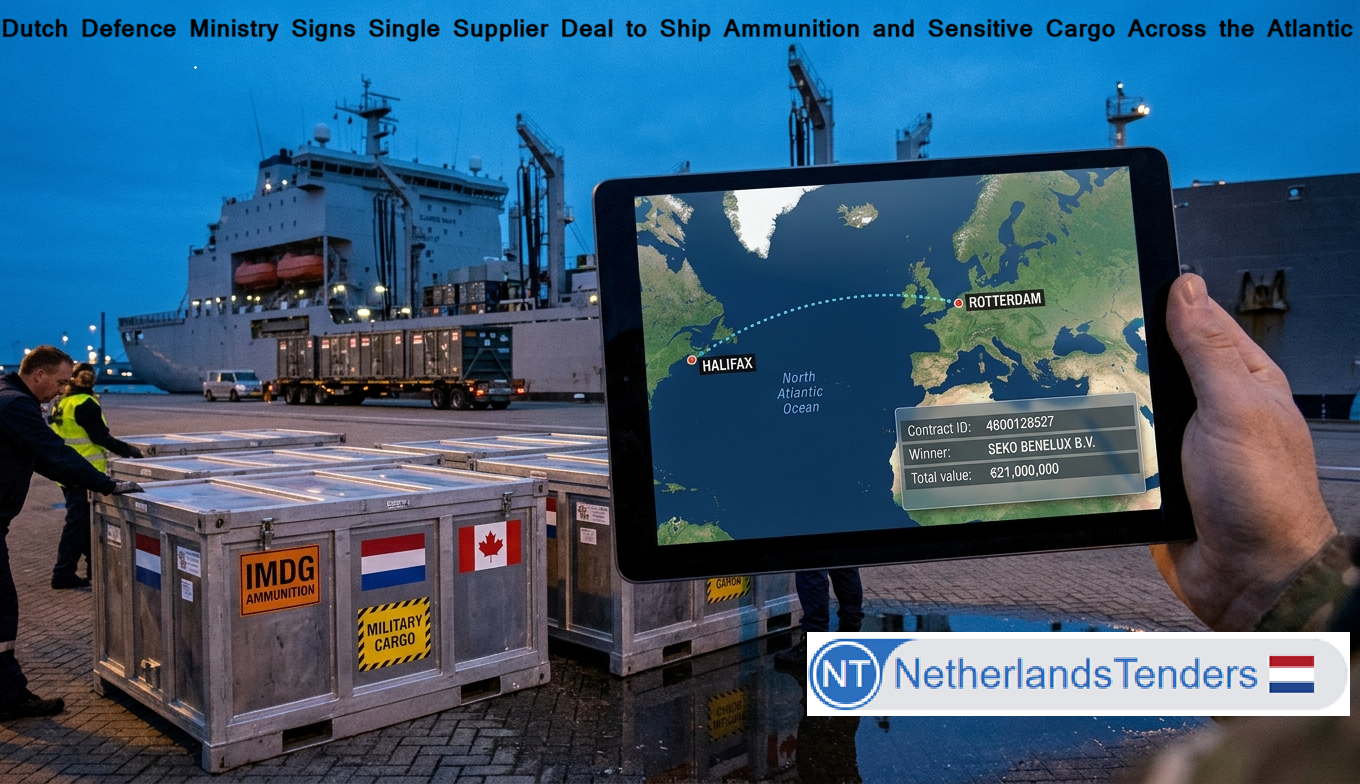 Dutch Defence Ministry Signs Single Supplier Deal to Ship Ammunition and Sensitive Cargo Across the Atlantic