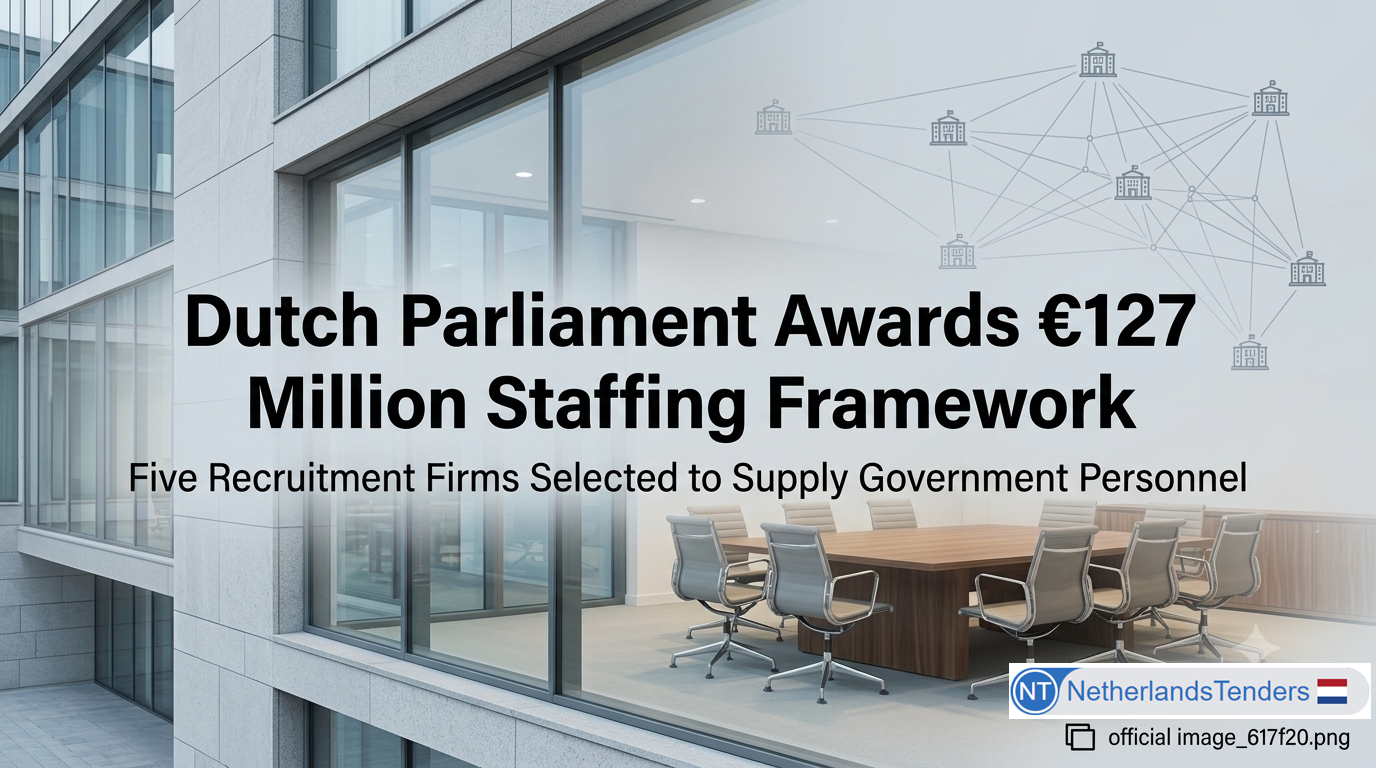 One Recruitment Firm Just Won a Seat at the Table for All Three Lots of the Dutch Parliament's €127 Million Staffing Deal