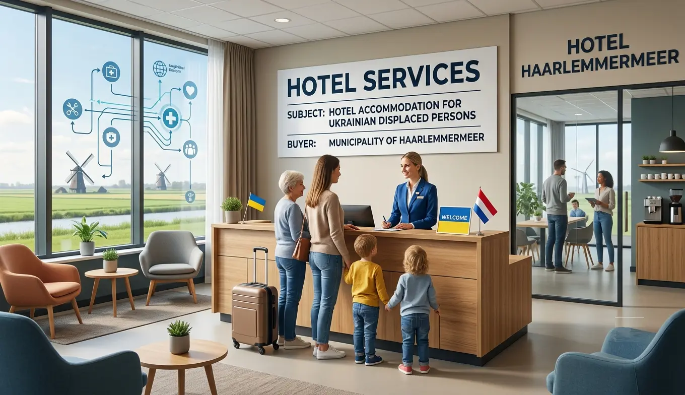 Haarlemmermeer Awards EUR 42 Million Hotel Accommodation Contract for Ukrainian...