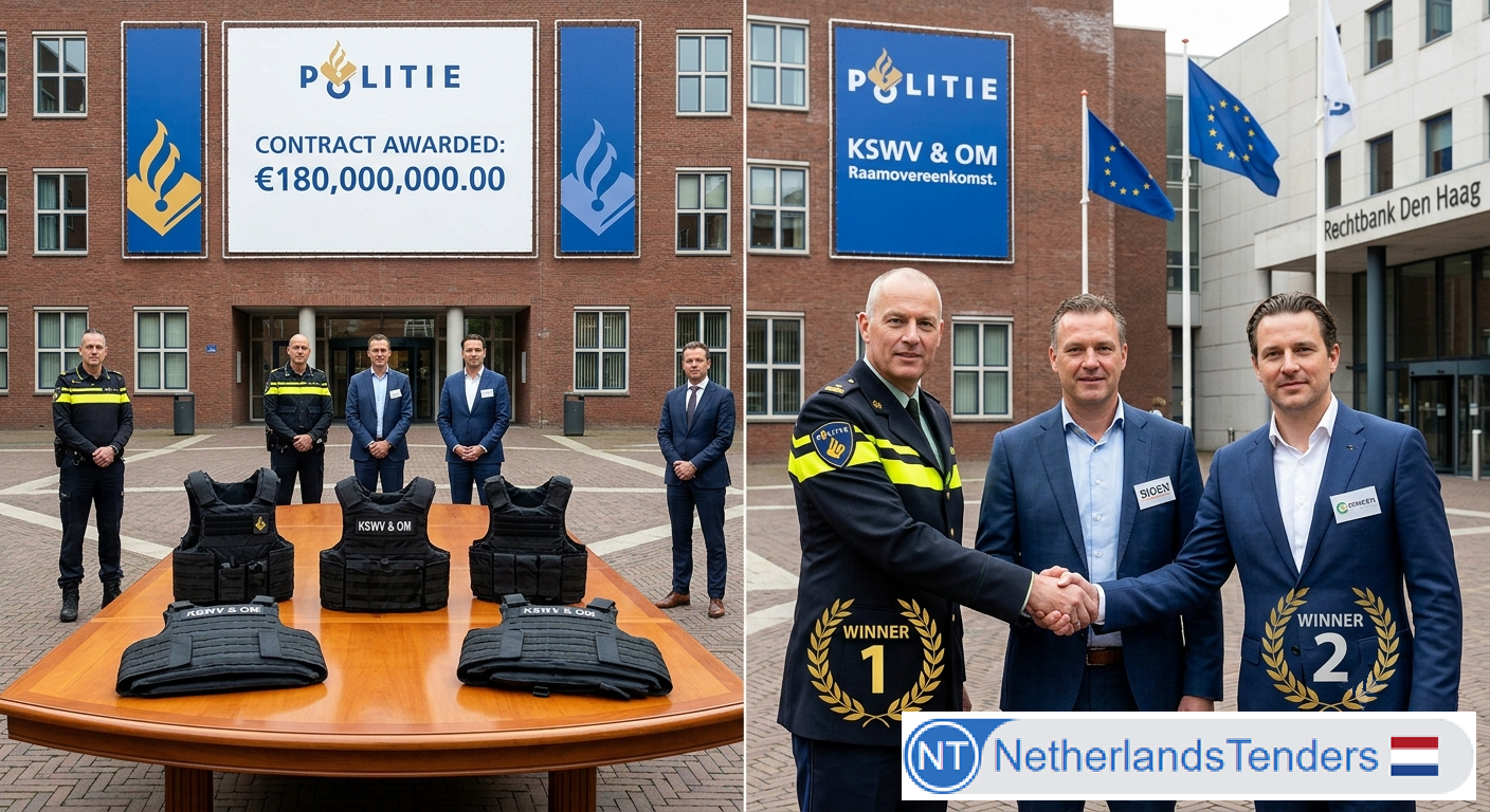 Netherlands Awards €180 Million Framework Contract for Bullet-Resistant Vests to Strengthen Police Officer Protection