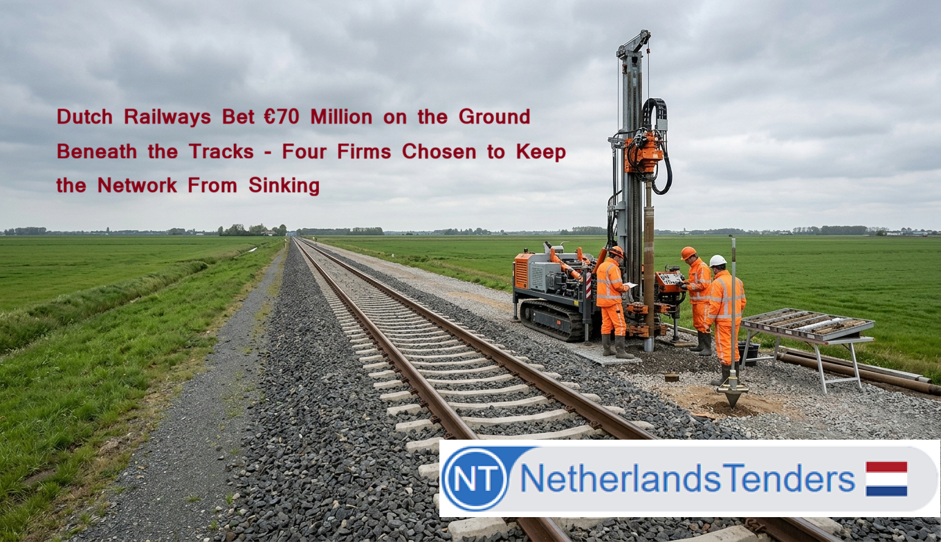 Dutch Railways Bet €70 Million on the Ground Beneath the Tracks - Four Firms Chosen to Keep the Network From Sinking